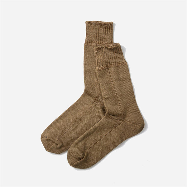 Vertical Line Linen - Olive
