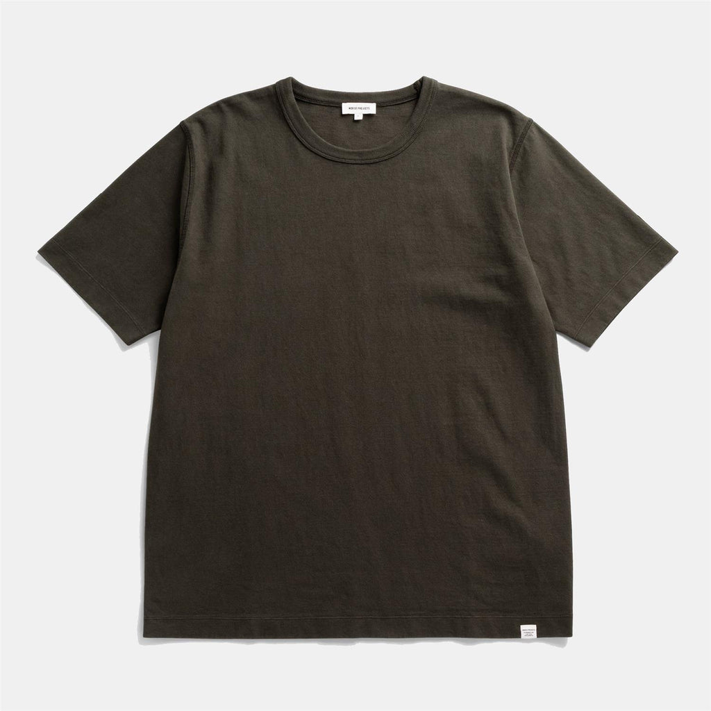 Elmelunde Soft Compact Cotton T-shirt - Beech Green