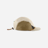 Runa Five Panel Cap - Putty Grey/Olive