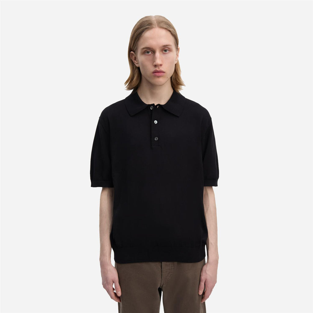 Another Polo SS Shirt 3.0, - Black