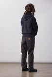 Pigment Herringbone Chef Pants - Black