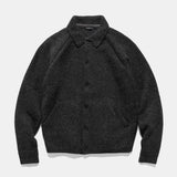 Highland Knit Shirt - Merino Wool Cashmere - Charcoal