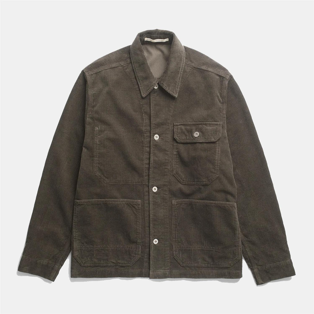 Vrigsted Wide Wale Corduroy Chore Jacket - Beluga