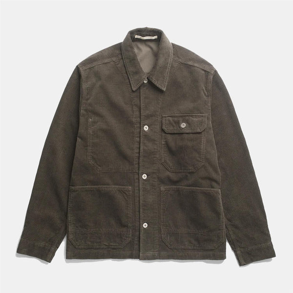 Vrigsted Wide Wale Corduroy Chore Jacket - Beluga