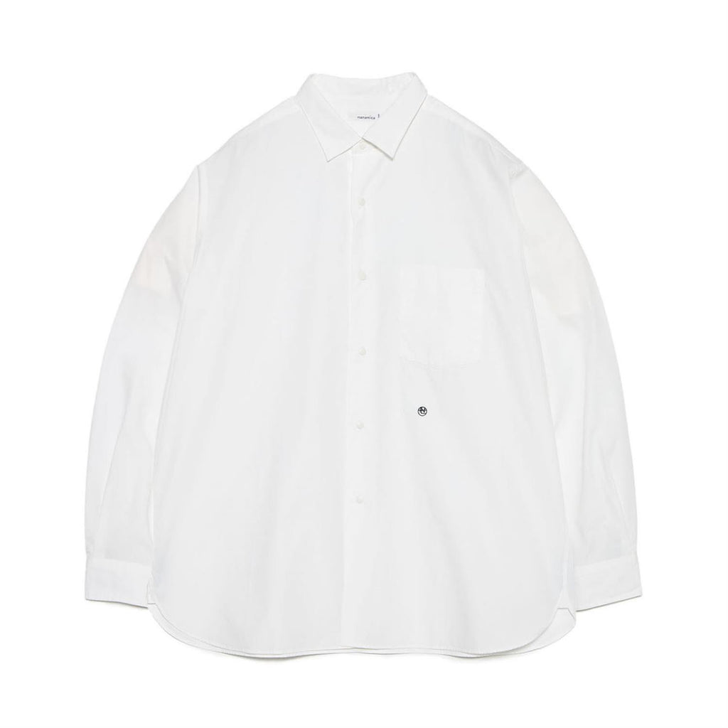 Regular Collar Wind Shirt - Off White