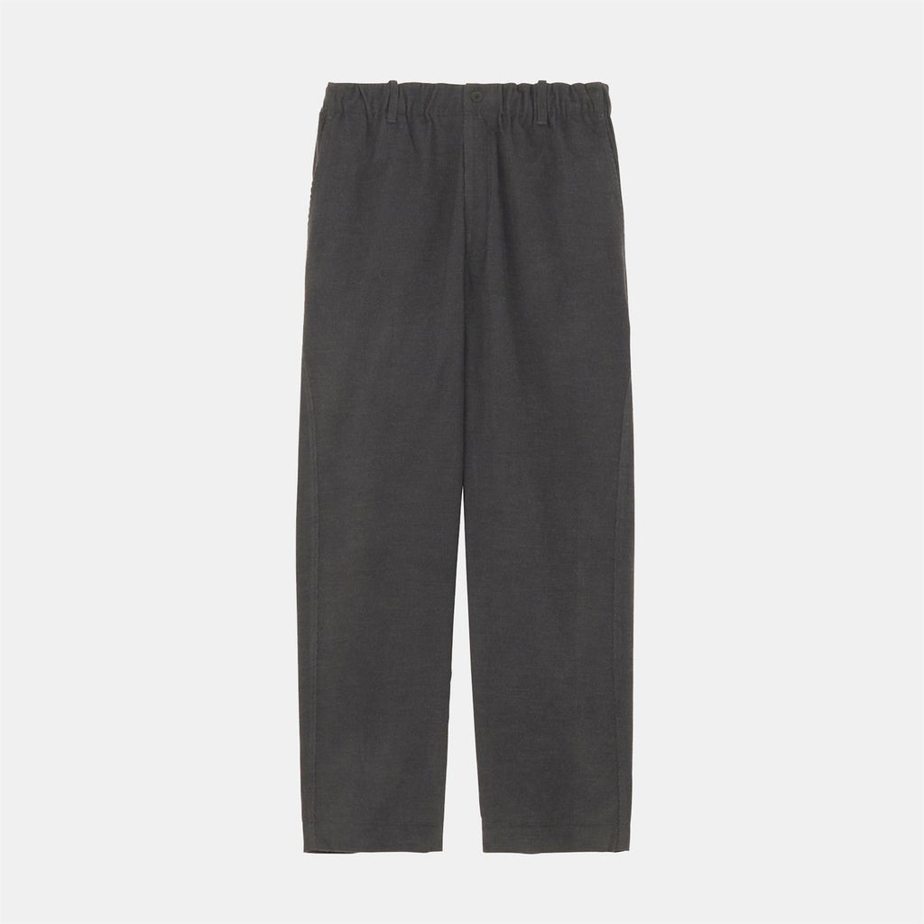 Corduroy Straight Pants - Deep Charcoal