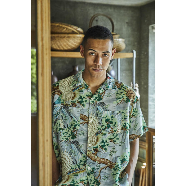 Peacock Garden Hawaiian Shirt