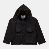 Insulated Wax Fishing Jacket - Chocolate