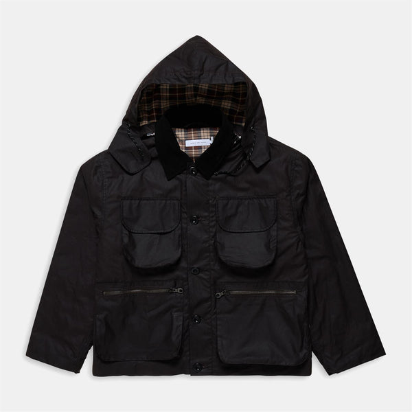 Insulated Wax Fishing Jacket - Chocolate