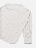 Square Pocket Shirt Monk Organic Stripe - Dove