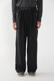 twill pants - black
