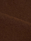 Zip Waistcoat Wool Fleece - Cacao