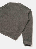 Zip Bomber Wool Fleece - Grey Marl