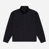 Nylon Training Zip Jacket - Black