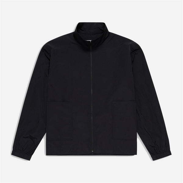 Nylon Training Zip Jacket - Black