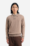 Norse Standard Merino Lambswool Polo - Clay