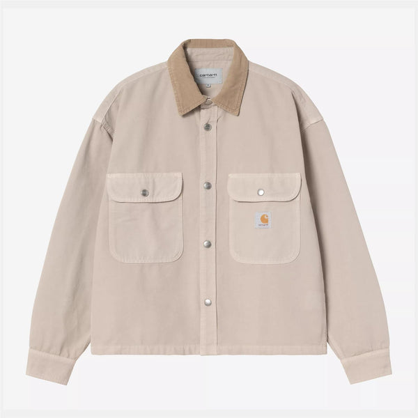 Prescott Shirt Jacket - String/leather (garment dyed)