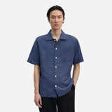 Another SS Shirt 2.0, - Indigo Stripe