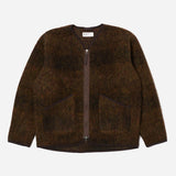 Zip Liner Jacket Alps Fleece - Brown