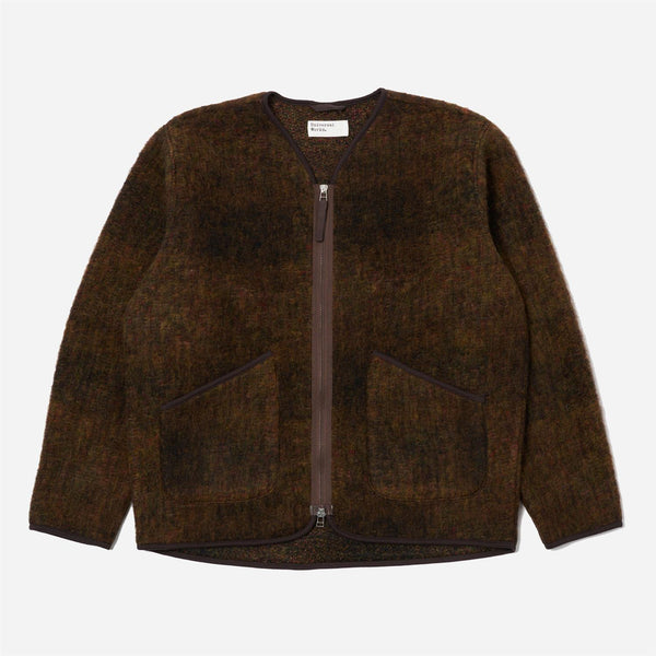 Zip Liner Jacket Alps Fleece - Brown