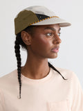 Runa Five Panel Cap - Putty Grey/Olive