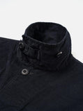 Organic Fine Cord Duty Jacket - Black