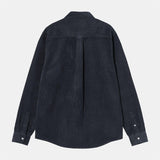 L/S Madison Cord Shirt - Dark Navy
