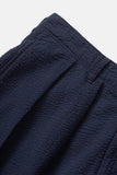 Seersucker Chef Shorts - Navy