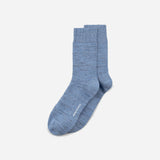 Bykle Heavy Cotton Twist Sock - Bel Air Blue