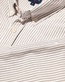 Noah Oxford Shirt - White/Brown