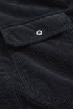 Folke Wide Corduroy Chore Jacket - Dark Navy