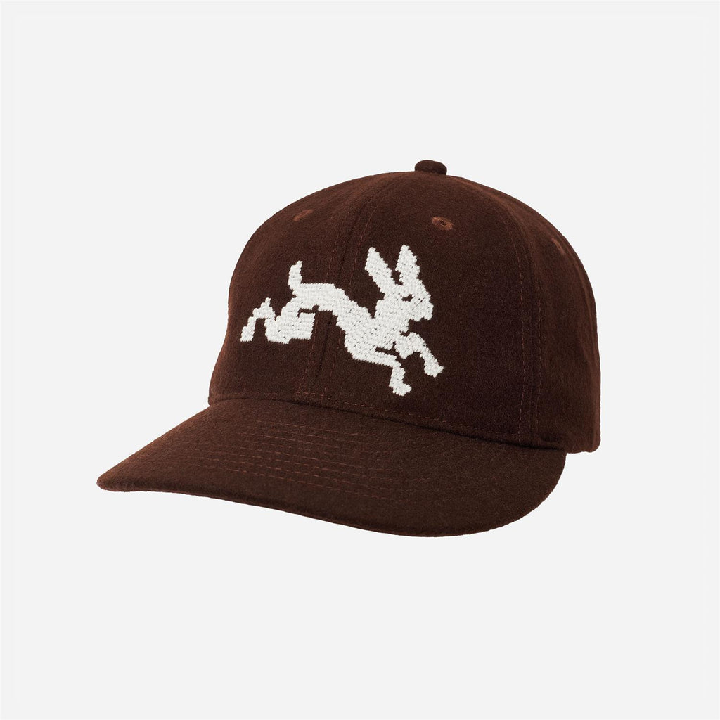 TTT Hare Wool Ball Cap - Nut Brown
