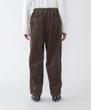 corduroy pants - dark brown