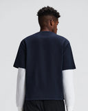 Heavyweight Cotton Box Tee - NY Navy