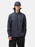 Travail Shirt Cotton Linen Denim - Indigo