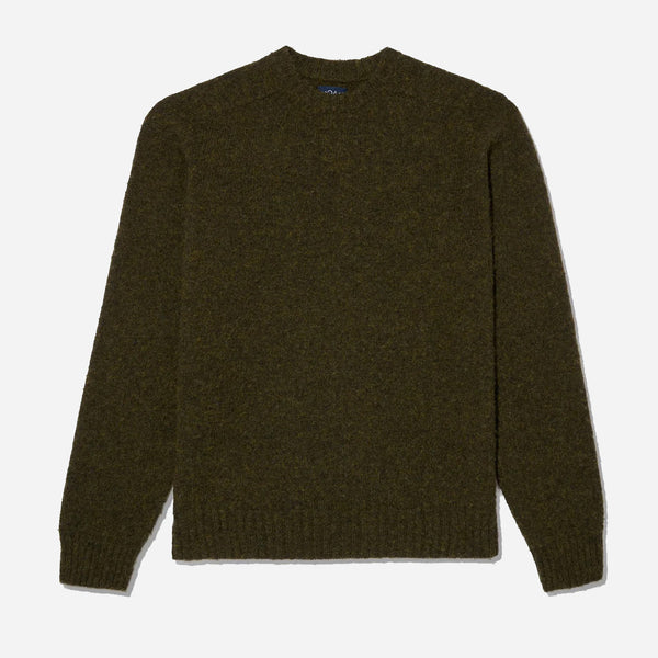 Classic Shetland Sweater - Pine Shadow