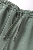 Pigment Herringbone Chef Pants - Olive