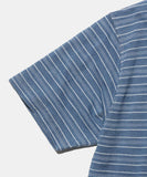 Pocket Tee Indigo Stripe - Sax Blue