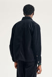 Folke Wide Corduroy Chore Jacket - Dark Navy