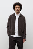 Aldrup Lambswool Cardigan - Heathland Brown