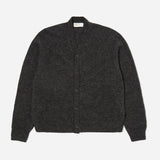 David Cardigan Alpaca Knit - Charcoal