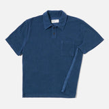 Light Weight Terry Newlyn Polo - Navy