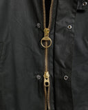 Oversized Bedale Waxed Jacket - Sage