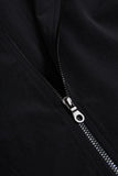Nylon Training Zip Jacket - Black
