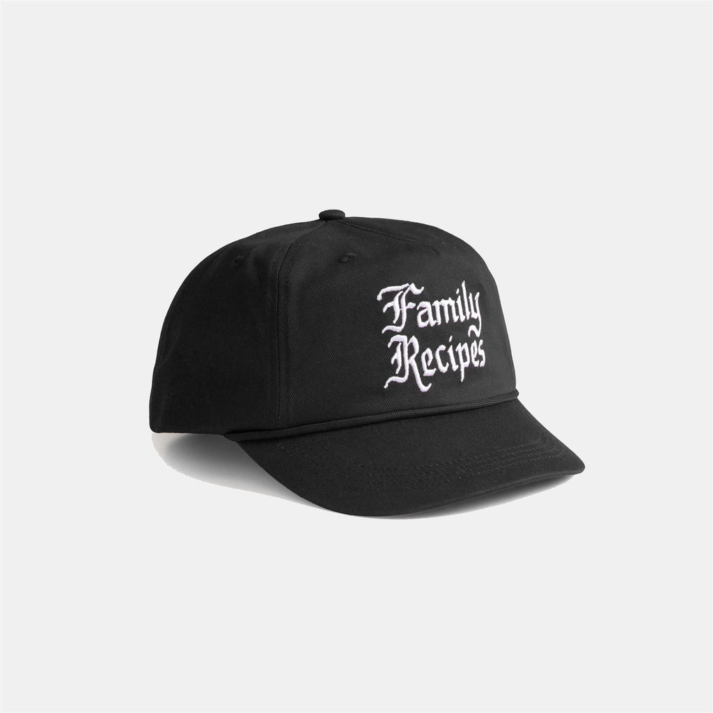 Family Recipes Cap - Black