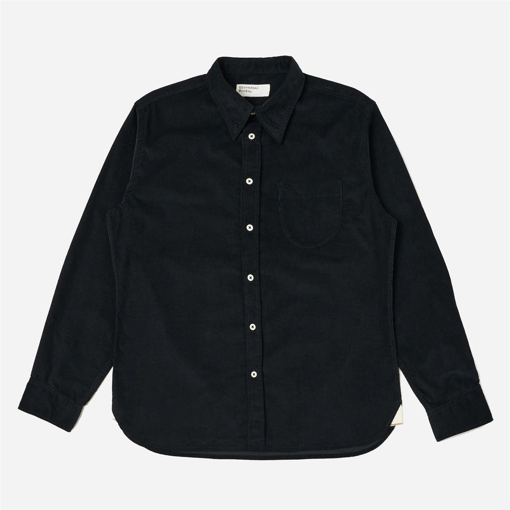 Daybrook Shirt Organic Fine Cord - Black