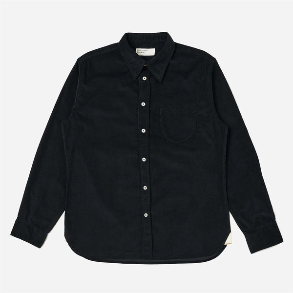 Daybrook Shirt Organic Fine Cord - Black
