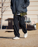Wide Denim Pants - Gray