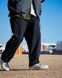 Wide Denim Pants - Gray