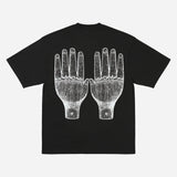 TTT Face Figures Hands T-shirt - Black